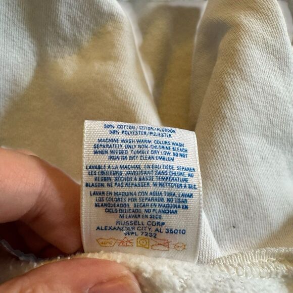 Vintage 90s Crewneck Sweatshirt Woman’s Jerzees Large Garden Core Boho USA - Picture 8 of 9